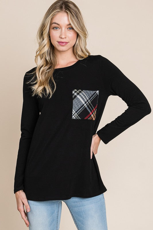 POROPL Tunic Tops To Wear With Leggings,Women Casual O-Neck T-Shirt Loose  Long Sleeve Tops Solid Blouse 