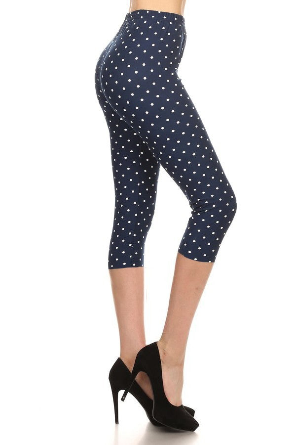 On The Spot - Legging capri bleu marine