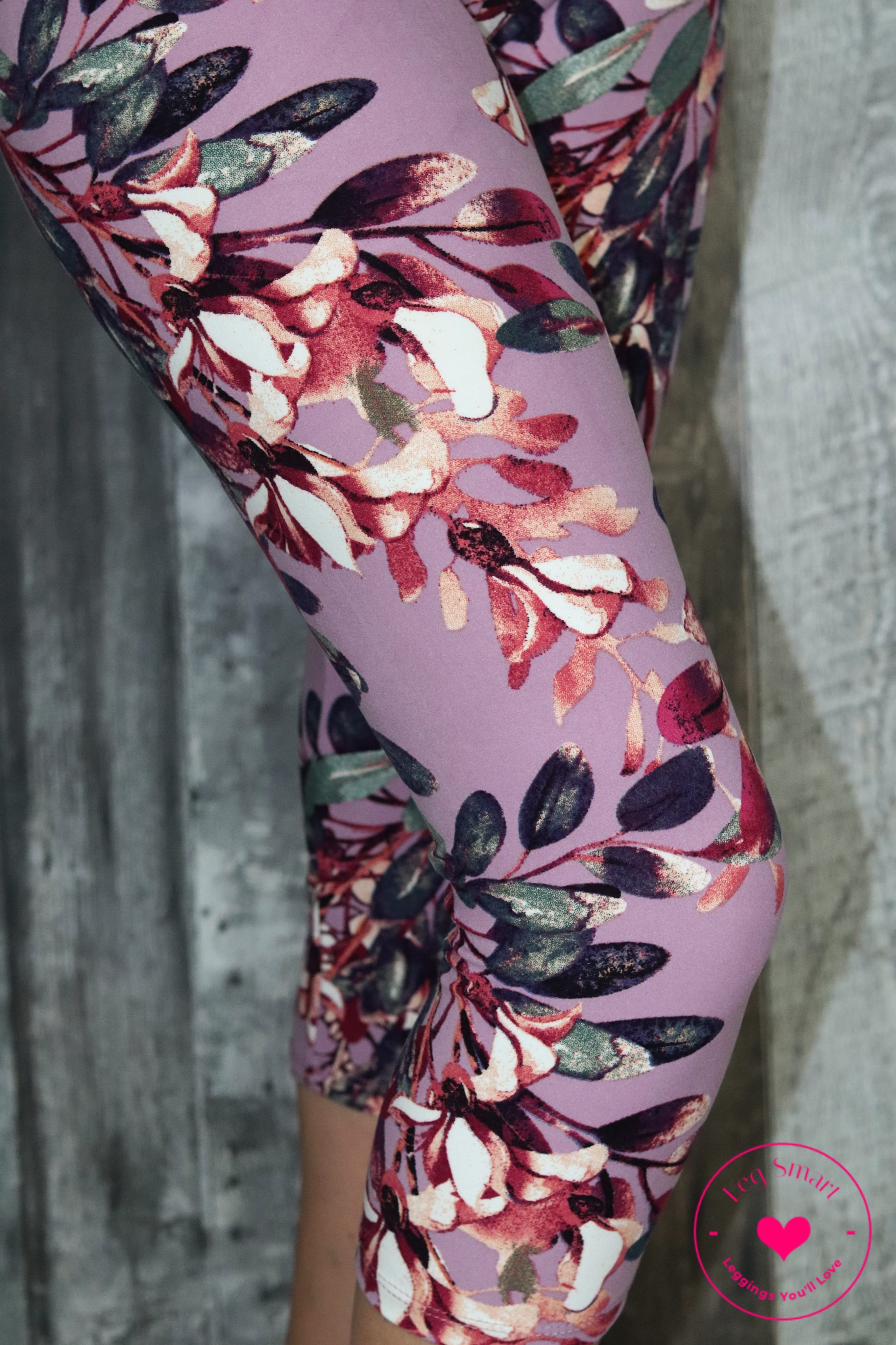 Pretty In Pink Flowers Leggings - Shop Imaginable Leggings Online –
