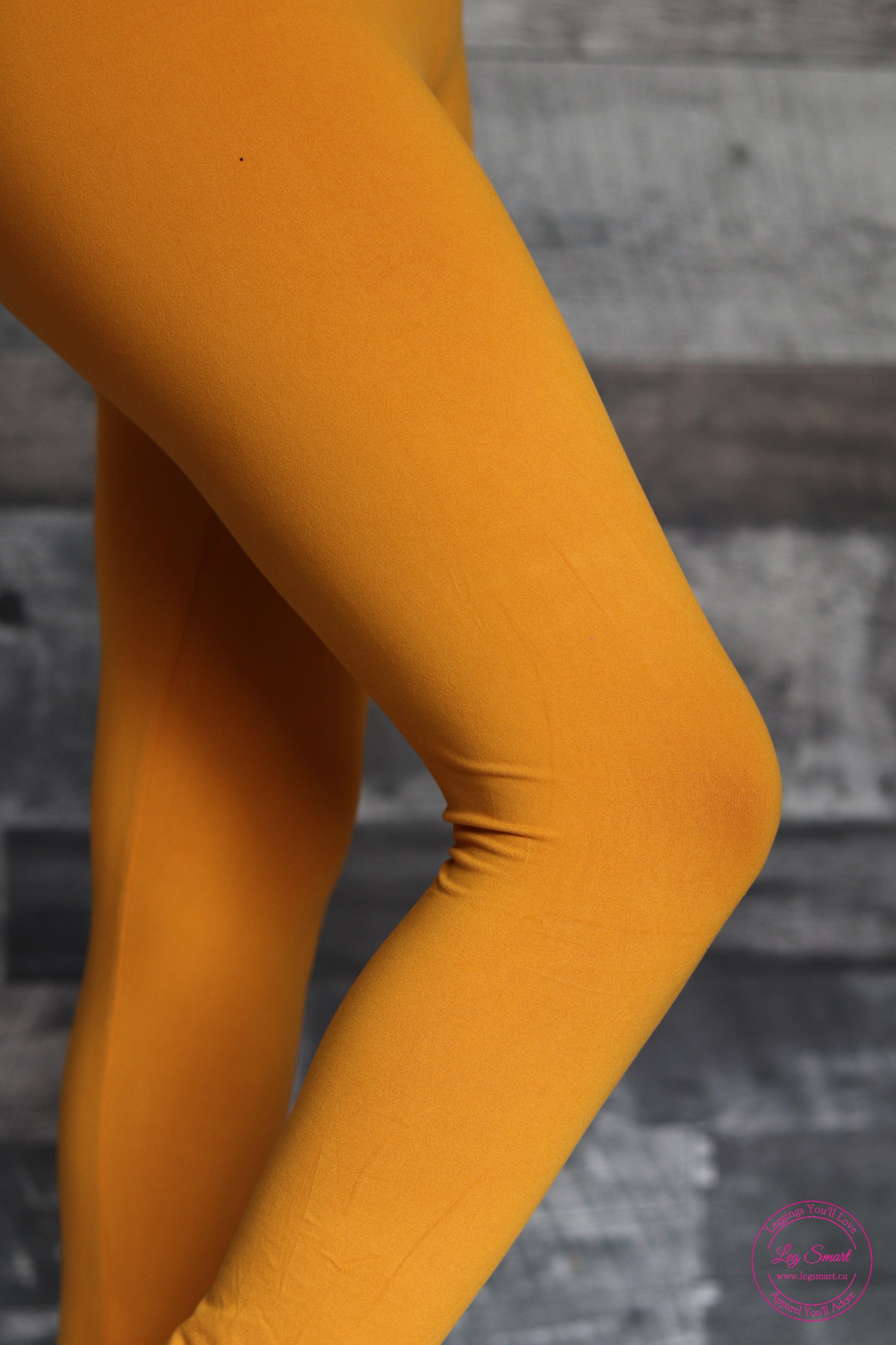 Solid Coloured Leggings - Yoga Band – Leg Smart