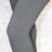 Heather Charcoal Grey yoga band Leggings Leg Smart Canada