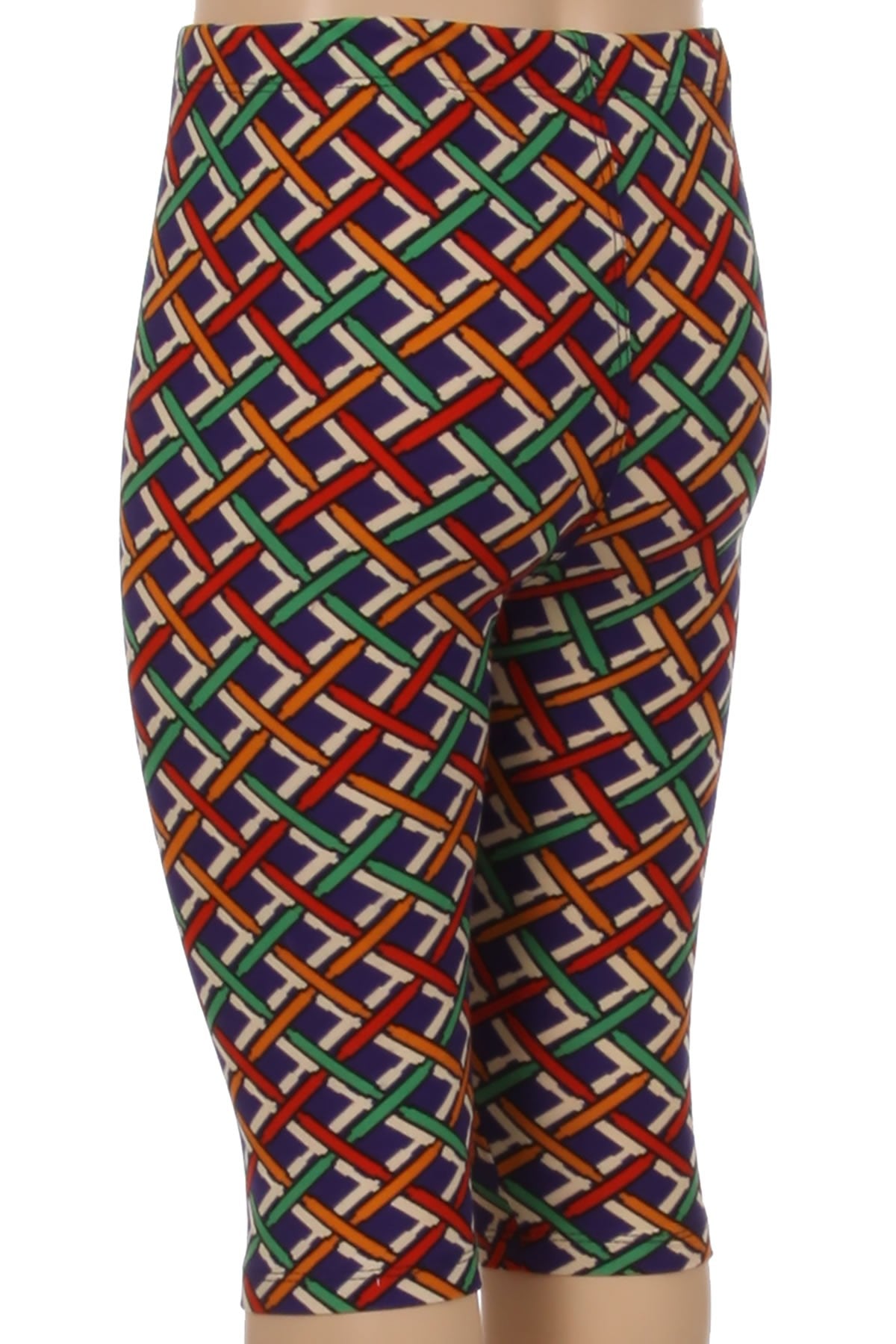 Basket Weave Capri Kids Leggings