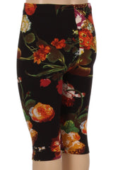 A Walk Through The Garden Kids Capri Leggings