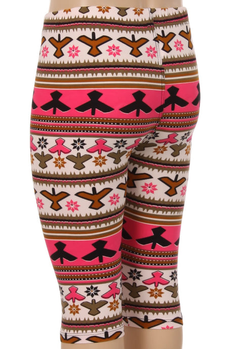 Summer Days Kids Capri Leggings