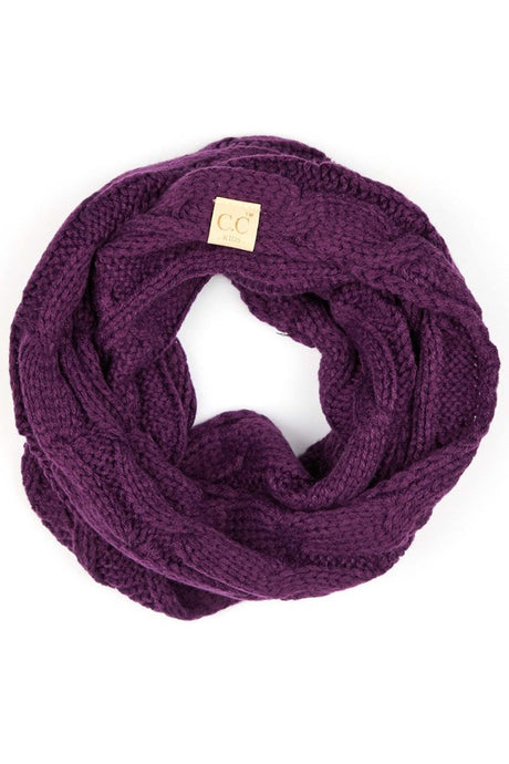 Purple Little Miss Infinity Scarf