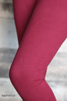 Burgundy Leggings Leg Smart Canada